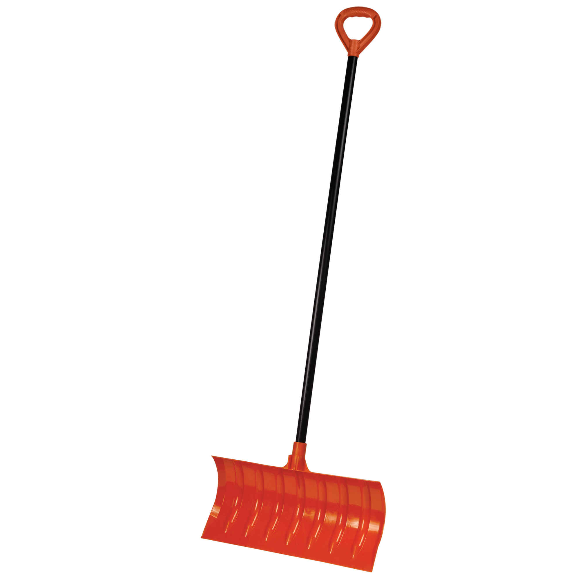 Emsco BigFoot, 21in. Roller Snow Shovel, Metal Handle, D Grip, Width 21 in, Model# 1219D-1